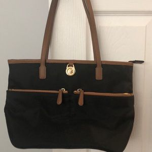 Michael Kors Black Medium Nylon Tote